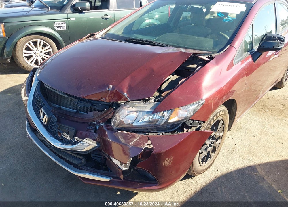2013 HONDA CIVIC LX VIN: 19XFB2F58DE256743