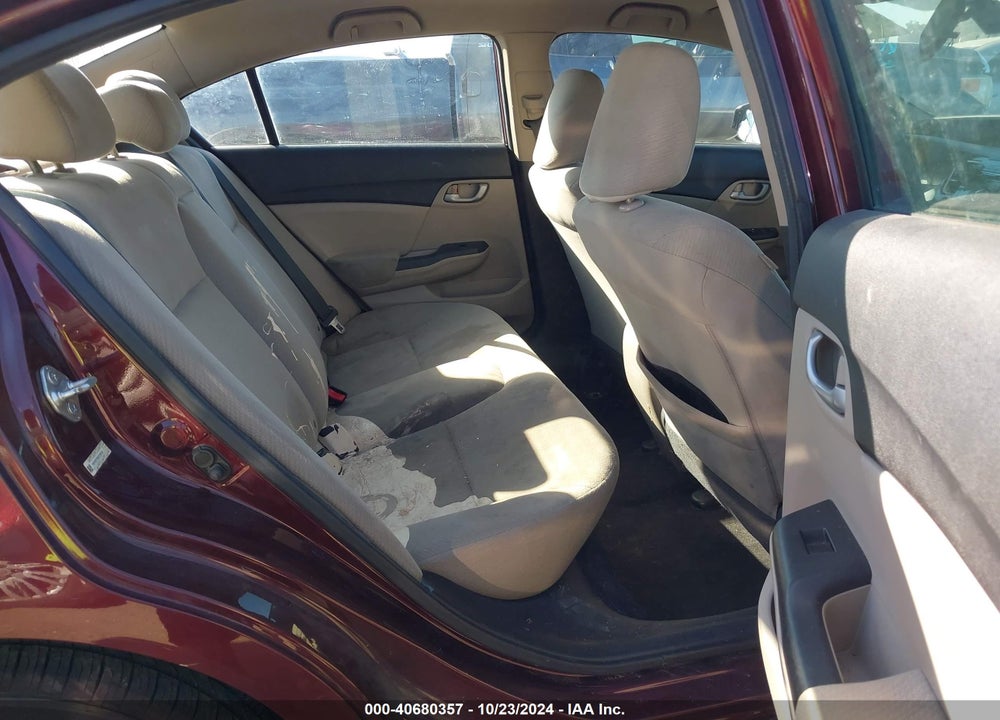 2013 HONDA CIVIC LX VIN: 19XFB2F58DE256743