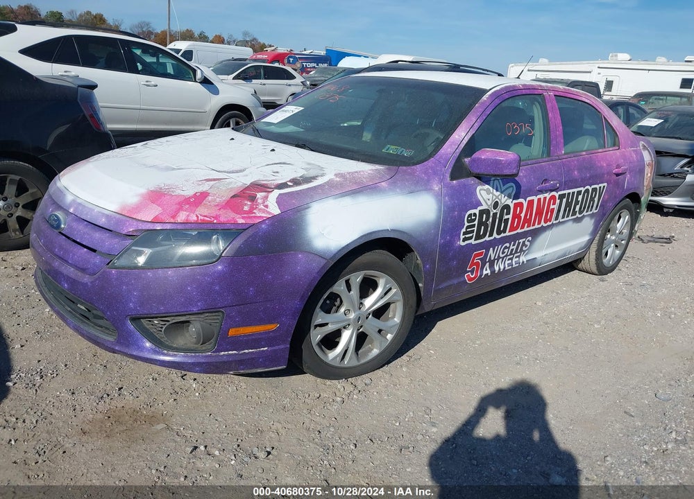2012 FORD FUSION SE VIN: 3FAHP0HA9CR112348