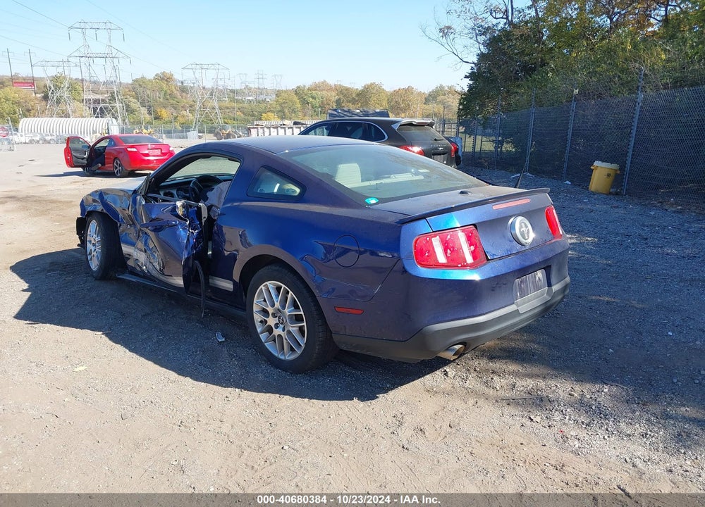 2012 FORD MUSTANG V6 PREMIUM VIN: 1ZVBP8AM1C5248251