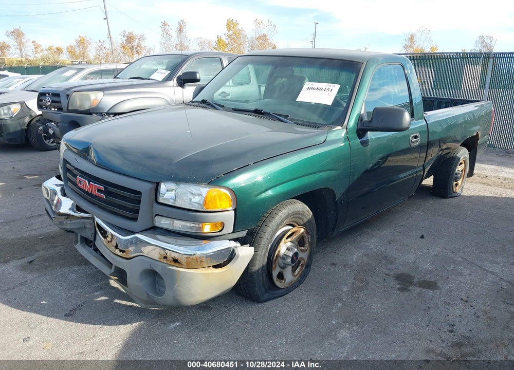 2003 GMC SIERRA 1500 WORK TRUCK VIN: 1GTEC14X23Z100286