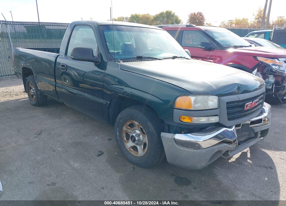 2003 GMC SIERRA 1500 WORK TRUCK VIN: 1GTEC14X23Z100286