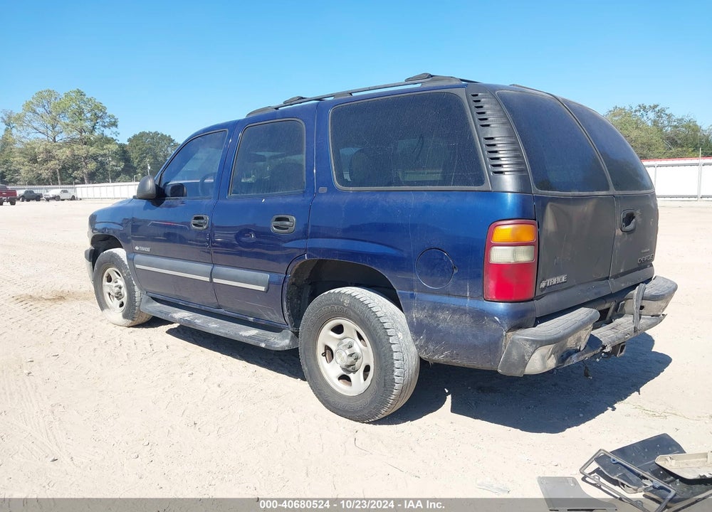 2002 CHEVROLET TAHOE LS VIN: 1GNEC13Z22R287991
