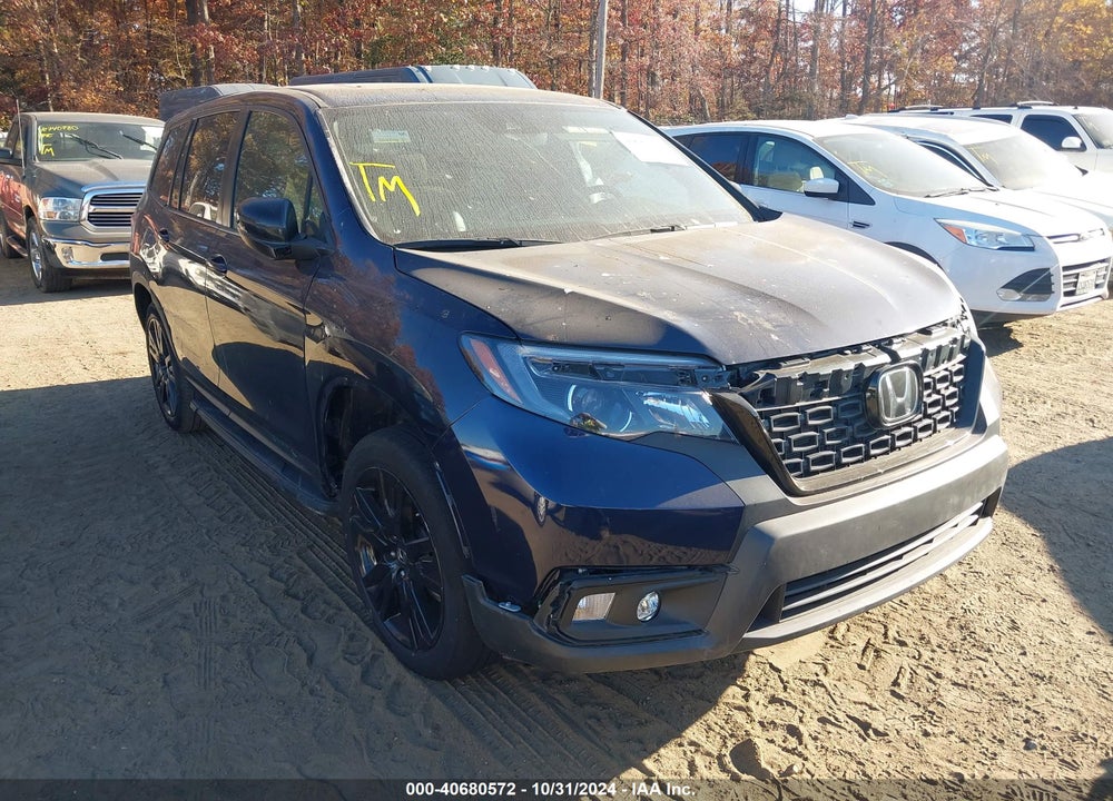 2021 HONDA PASSPORT AWD EX-L VIN: 5FNYF8H57MB010466