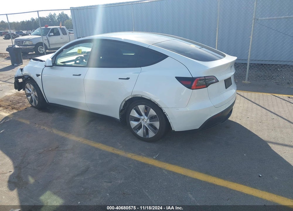 2021 TESLA MODEL Y LONG RANGE DUAL MOTOR ALL-WHEEL DRIVE VIN: 5YJYGDEE1MF106202