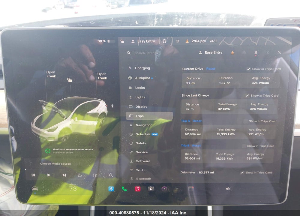 2021 TESLA MODEL Y LONG RANGE DUAL MOTOR ALL-WHEEL DRIVE VIN: 5YJYGDEE1MF106202