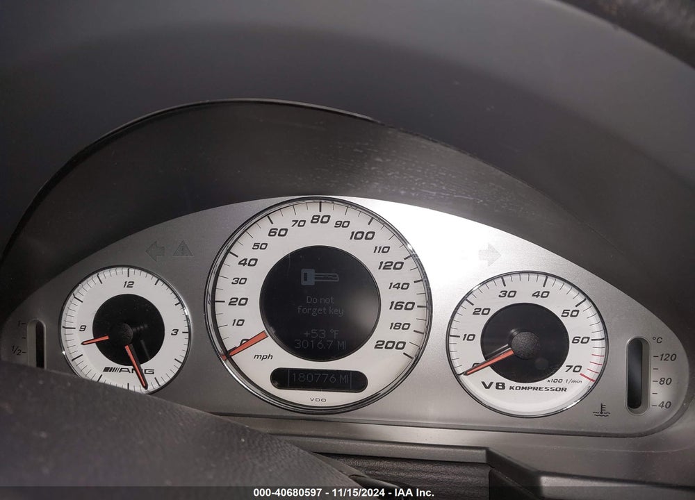 2005 MERCEDES-BENZ E 55 AMG VIN: WDBUF76J75A627884