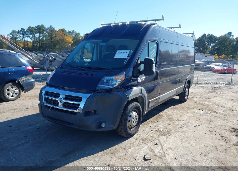 2017 RAM PROMASTER 2500 HIGH ROOF 159 WB VIN: 3C6TRVDGXHE537914