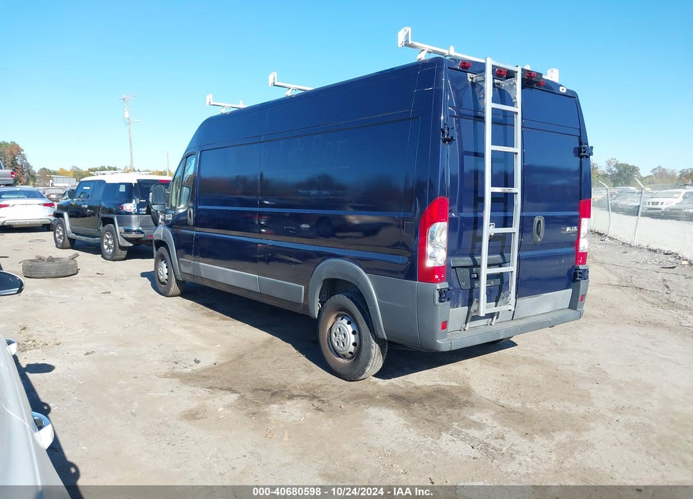2017 RAM PROMASTER 2500 HIGH ROOF 159 WB VIN: 3C6TRVDGXHE537914