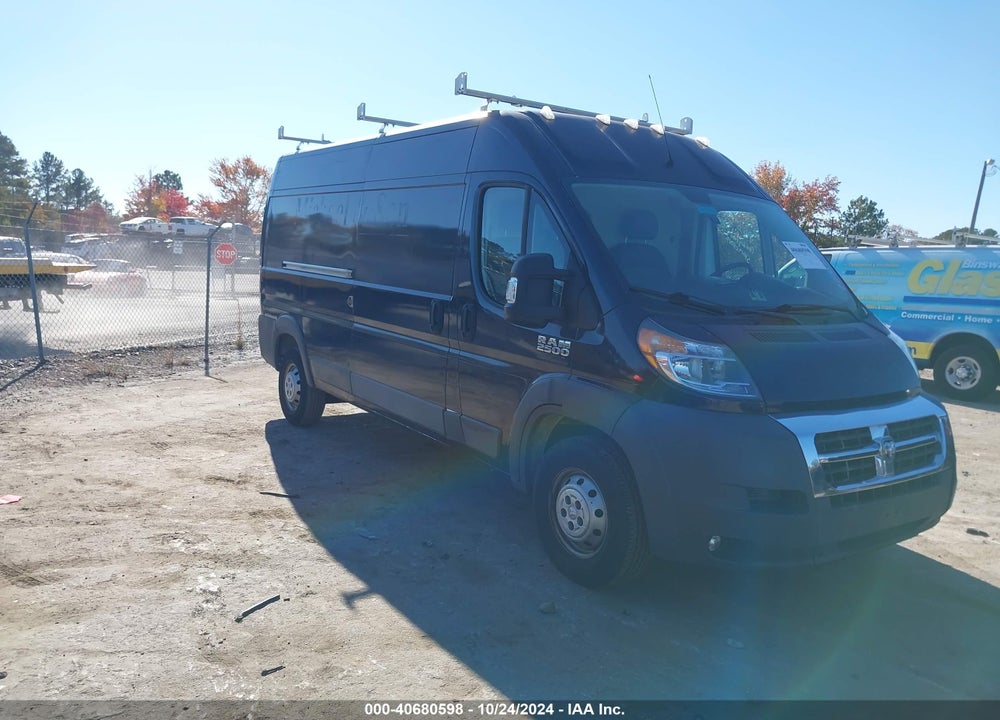 2017 RAM PROMASTER 2500 HIGH ROOF 159 WB VIN: 3C6TRVDGXHE537914