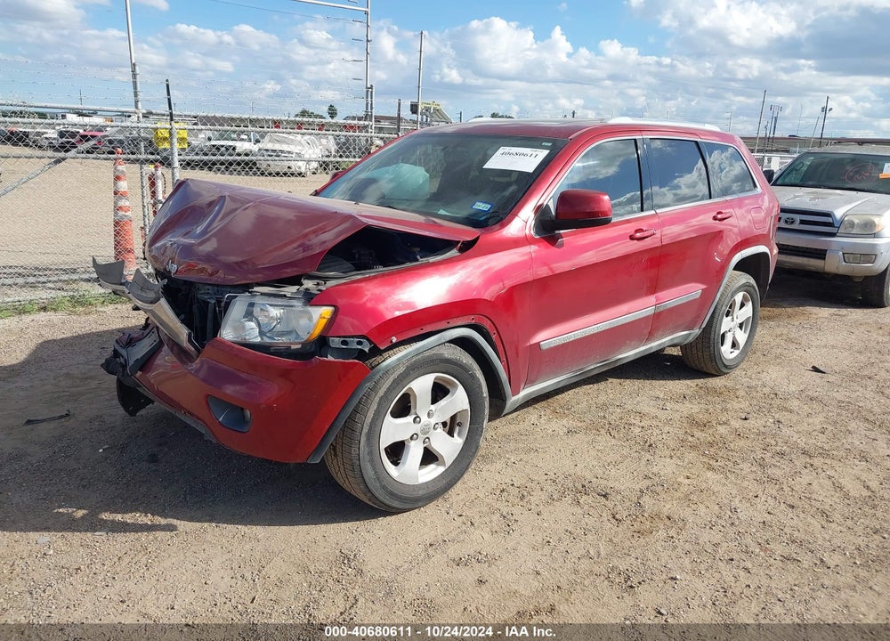 2012 JEEP GRAND CHEROKEE LAREDO VIN: 1C4RJEAG5CC116360