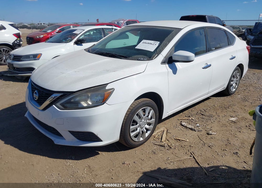 2017 NISSAN SENTRA SV VIN: 3N1AB7AP5HL648308