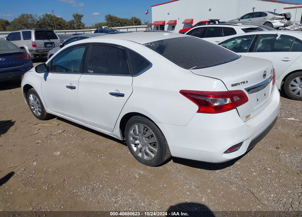 2017 NISSAN SENTRA SV VIN: 3N1AB7AP5HL648308