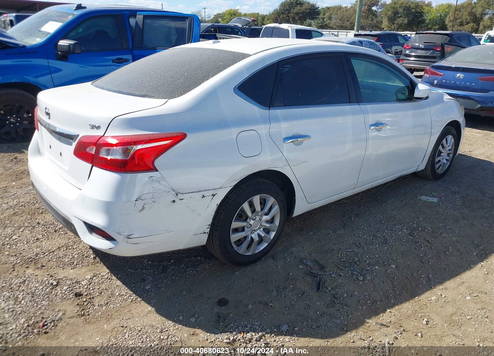 2017 NISSAN SENTRA SV VIN: 3N1AB7AP5HL648308