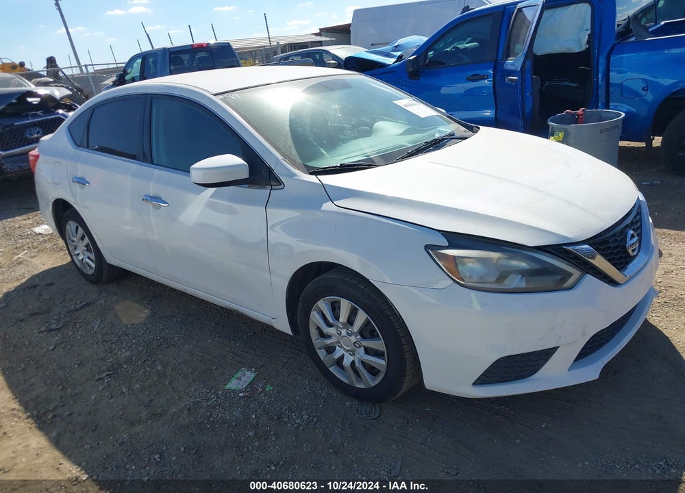 2017 NISSAN SENTRA SV VIN: 3N1AB7AP5HL648308