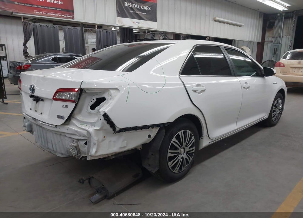 2012 TOYOTA CAMRY HYBRID LE VIN: 4T1BD1FK5CU042930