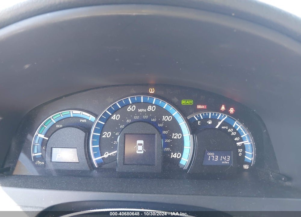 2012 TOYOTA CAMRY HYBRID LE VIN: 4T1BD1FK5CU042930