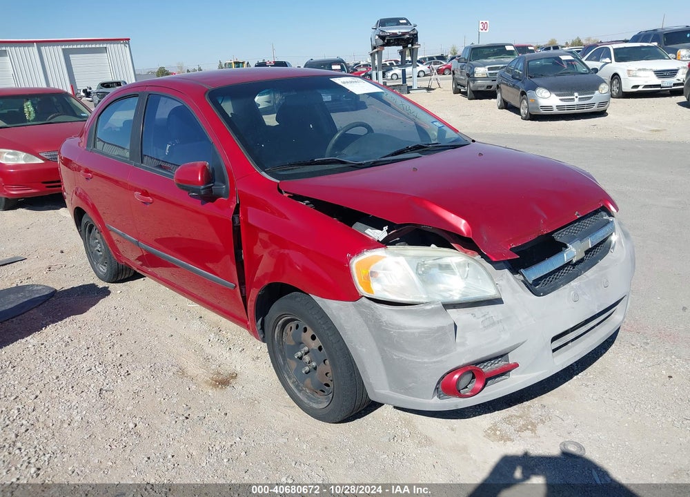 2010 CHEVROLET AVEO LT VIN: KL1TG5DE3AB045460