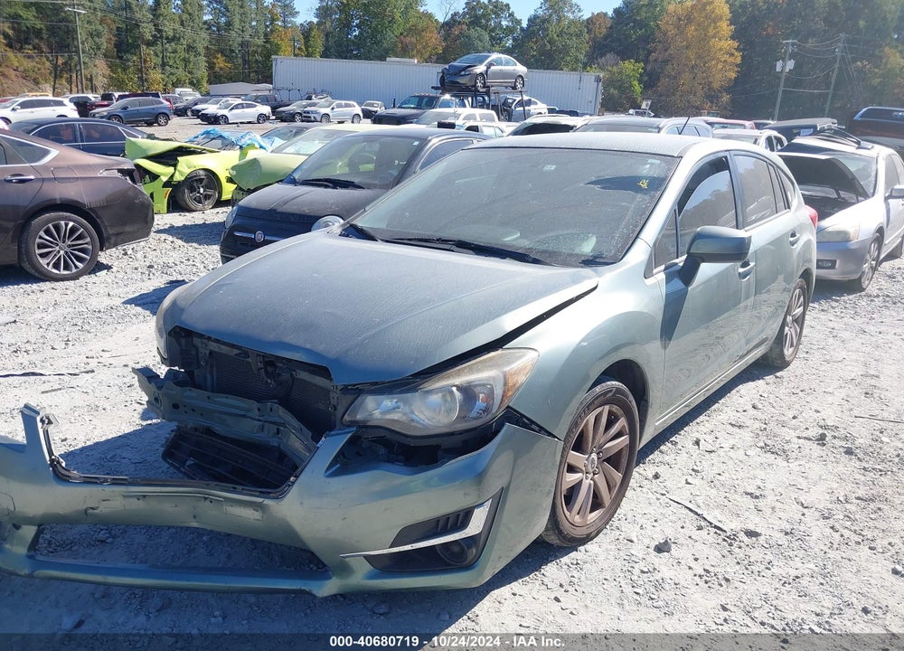 2016 SUBARU IMPREZA 2.0I PREMIUM VIN: JF1GPAB65GH213075