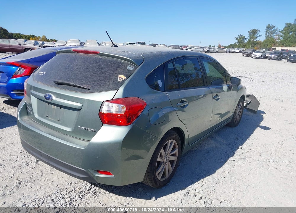 2016 SUBARU IMPREZA 2.0I PREMIUM VIN: JF1GPAB65GH213075