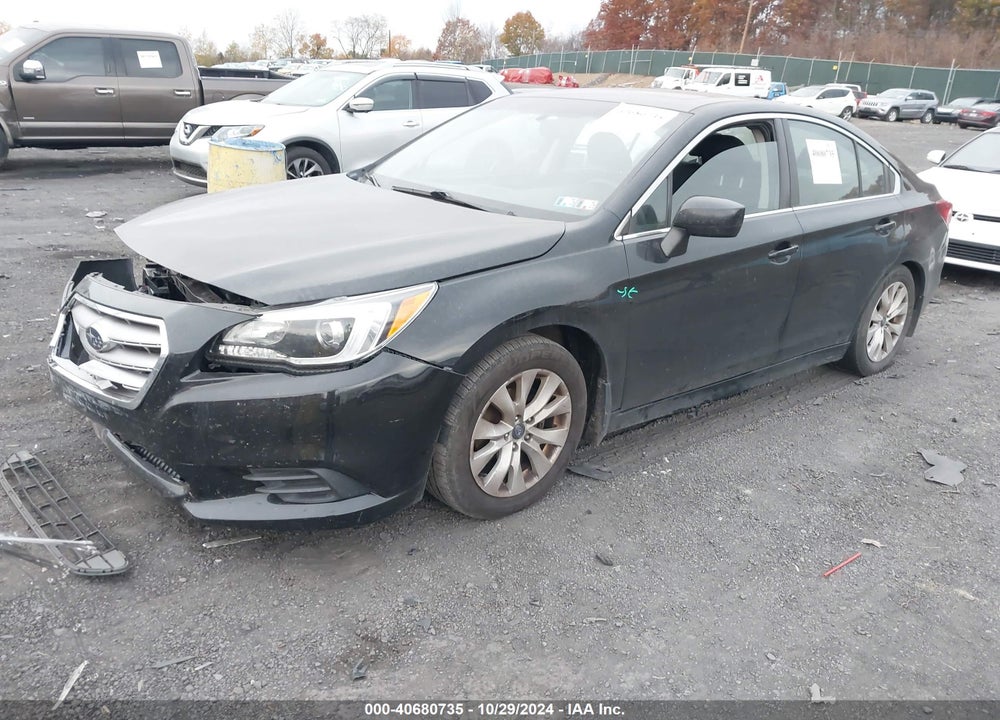 2016 SUBARU LEGACY 2.5I PREMIUM VIN: 4S3BNAE62G3045933