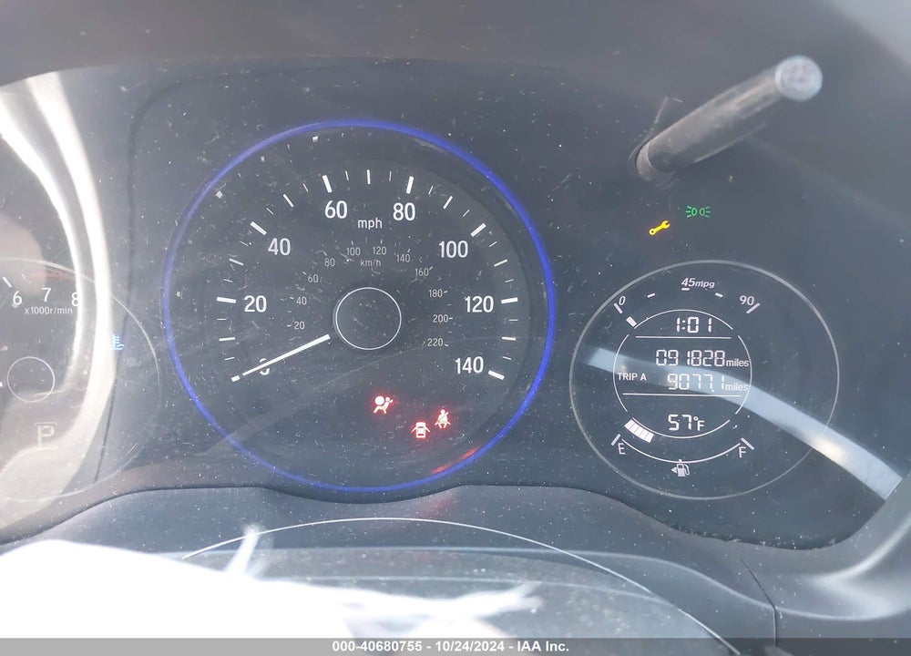 2019 HONDA HR-V SPORT VIN: 3CZRU5H16KG711653