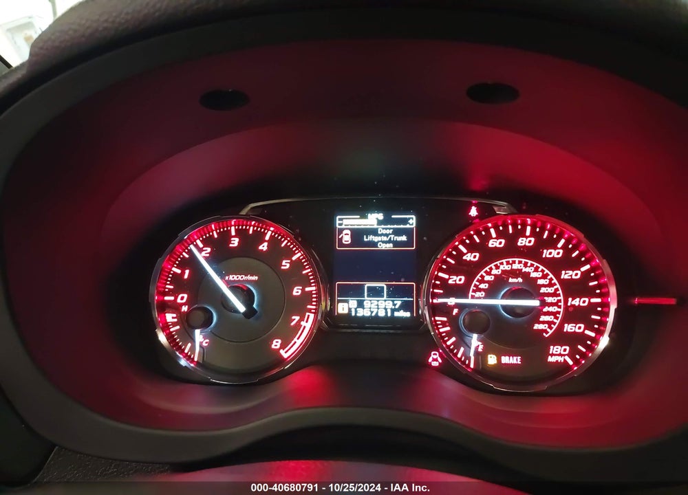 2015 SUBARU WRX VIN: JF1VA1A63F9835452