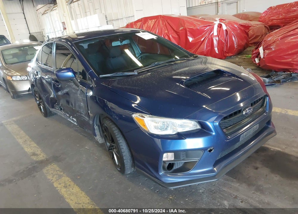 2015 SUBARU WRX VIN: JF1VA1A63F9835452