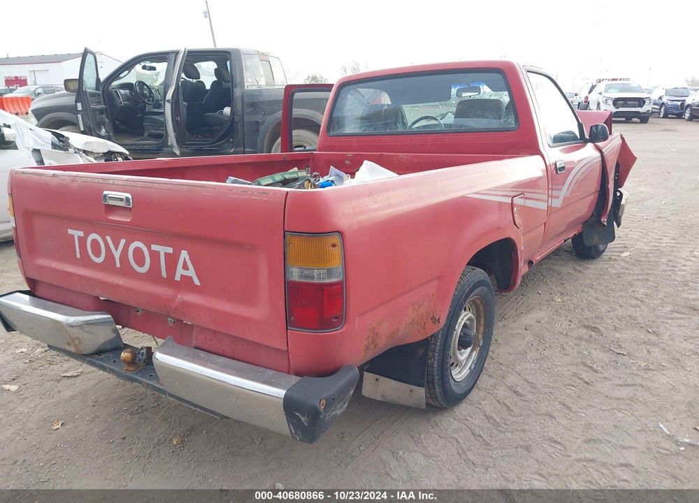 1989 TOYOTA PICKUP 1/2 TON SHT WHEELBASE DLX VIN: JT4RN81P0K5033220