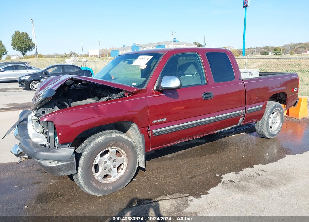 2002 CHEVROLET SILVERADO 1500 LS VIN: 1GCEK19T62E121804
