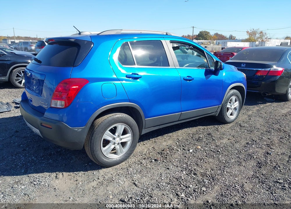 2015 CHEVROLET TRAX LT VIN: KL7CJRSB2FB069358