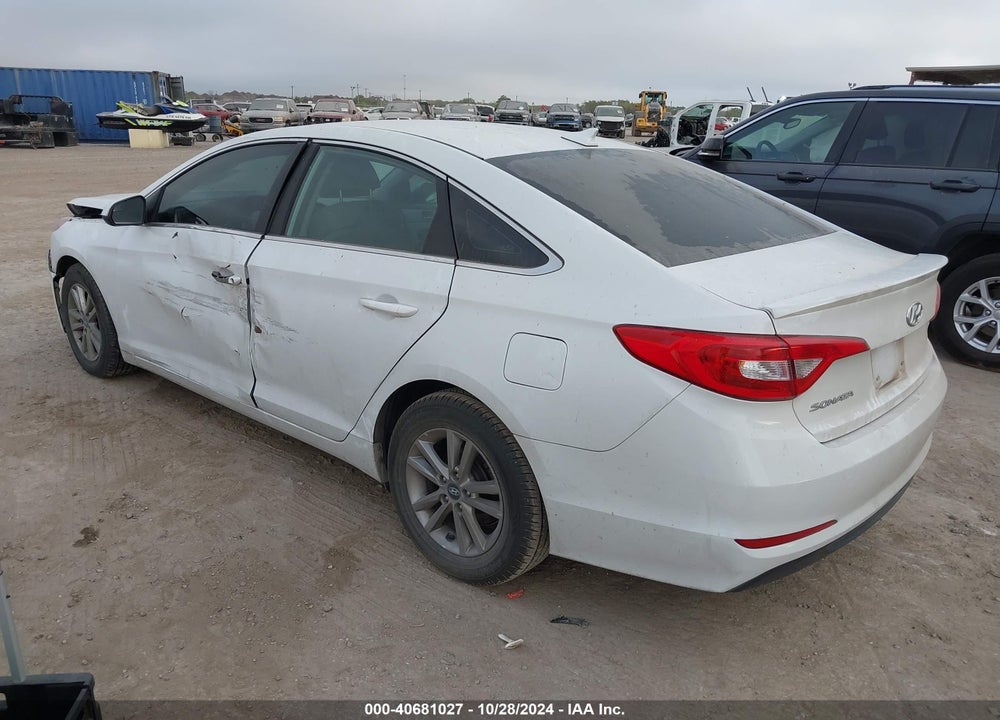 2016 HYUNDAI SONATA SE VIN: 5NPE24AF0GH337663
