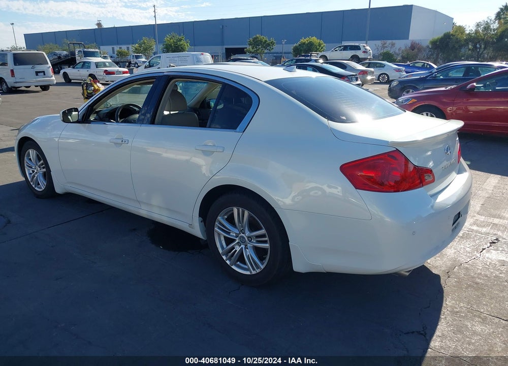 2011 INFINITI G37 JOURNEY VIN: JN1CV6AP2BM504755