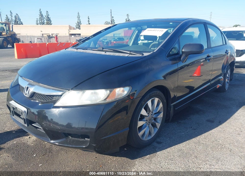 2009 HONDA CIVIC EX VIN: 2HGFA168X9H345752