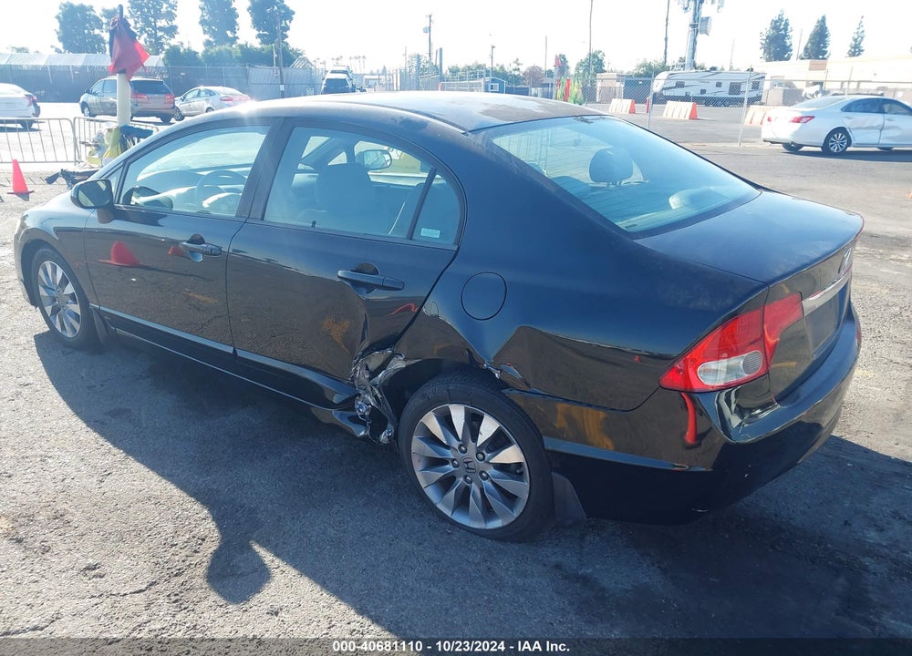 2009 HONDA CIVIC EX VIN: 2HGFA168X9H345752