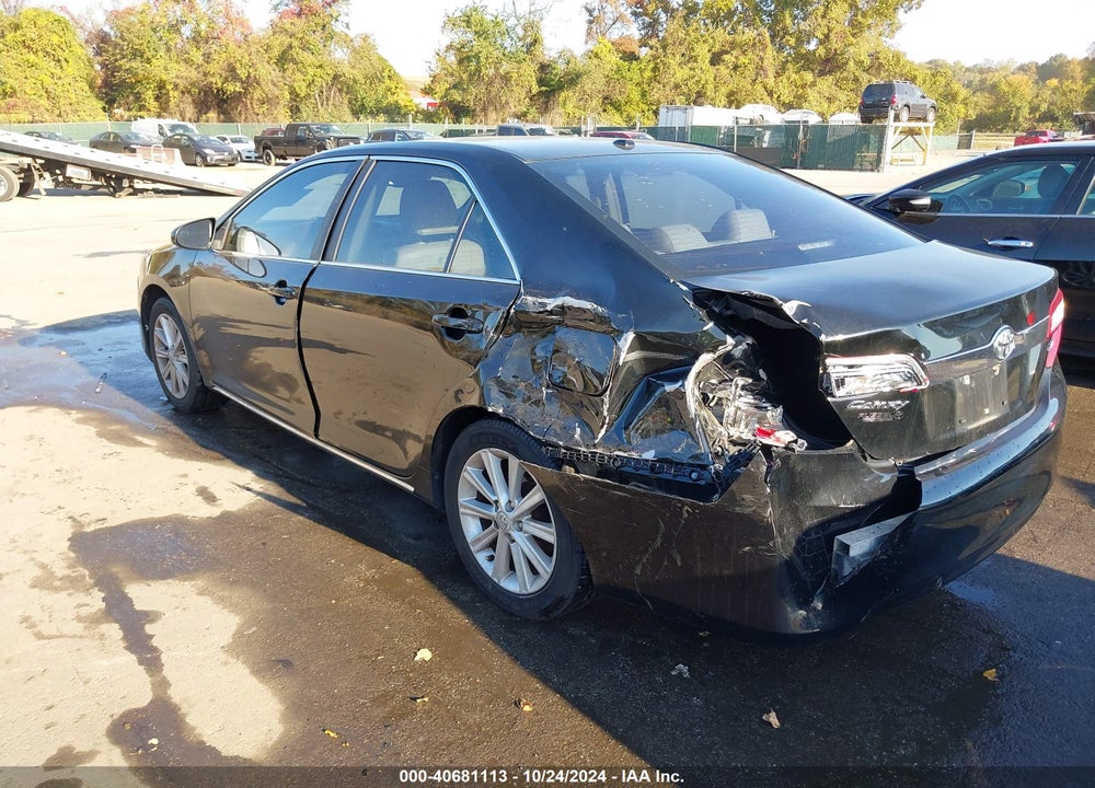 2012 TOYOTA CAMRY XLE V6 VIN: 4T1BK1FK0CU524503