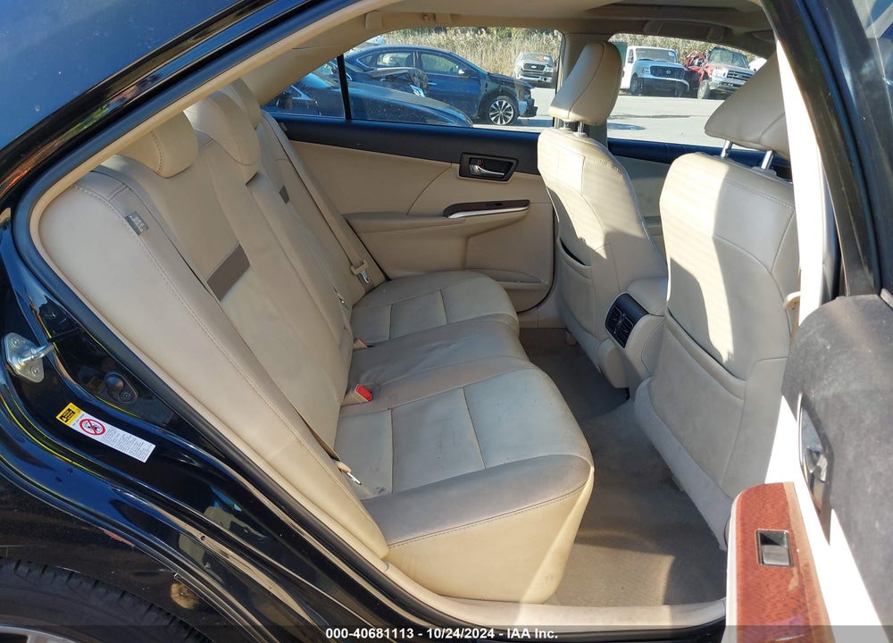 2012 TOYOTA CAMRY XLE V6 VIN: 4T1BK1FK0CU524503