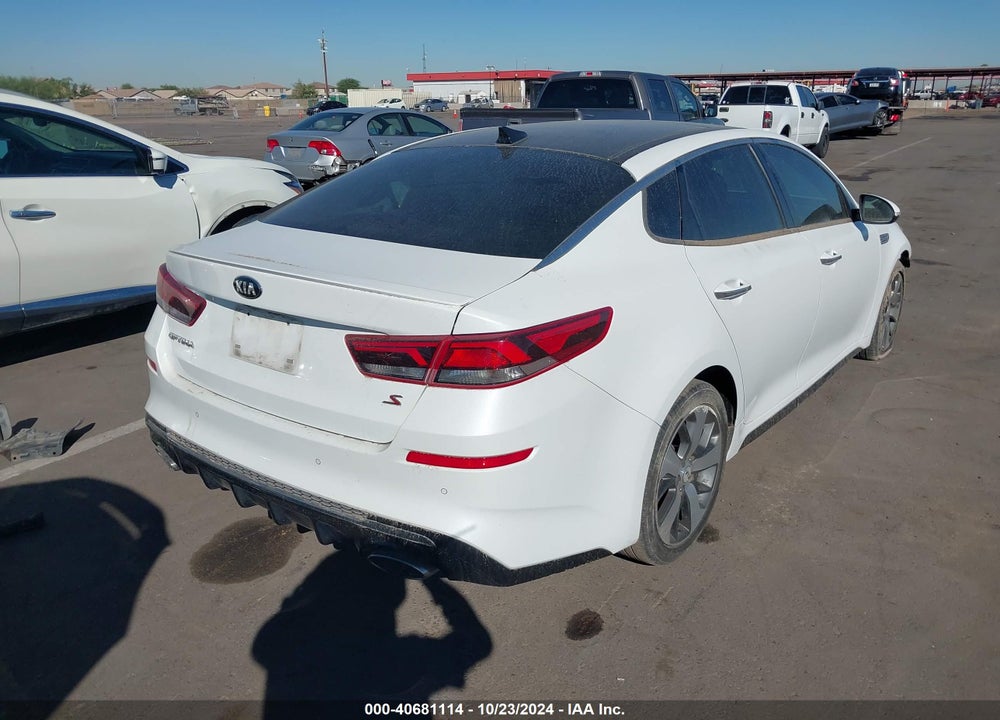 2019 KIA OPTIMA VIN: 5XXGT4L36KG349989