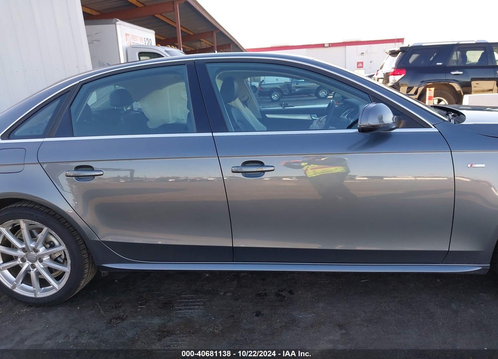 2016 AUDI A4 2.0T PREMIUM VIN: WAUFFAFLXGN012800