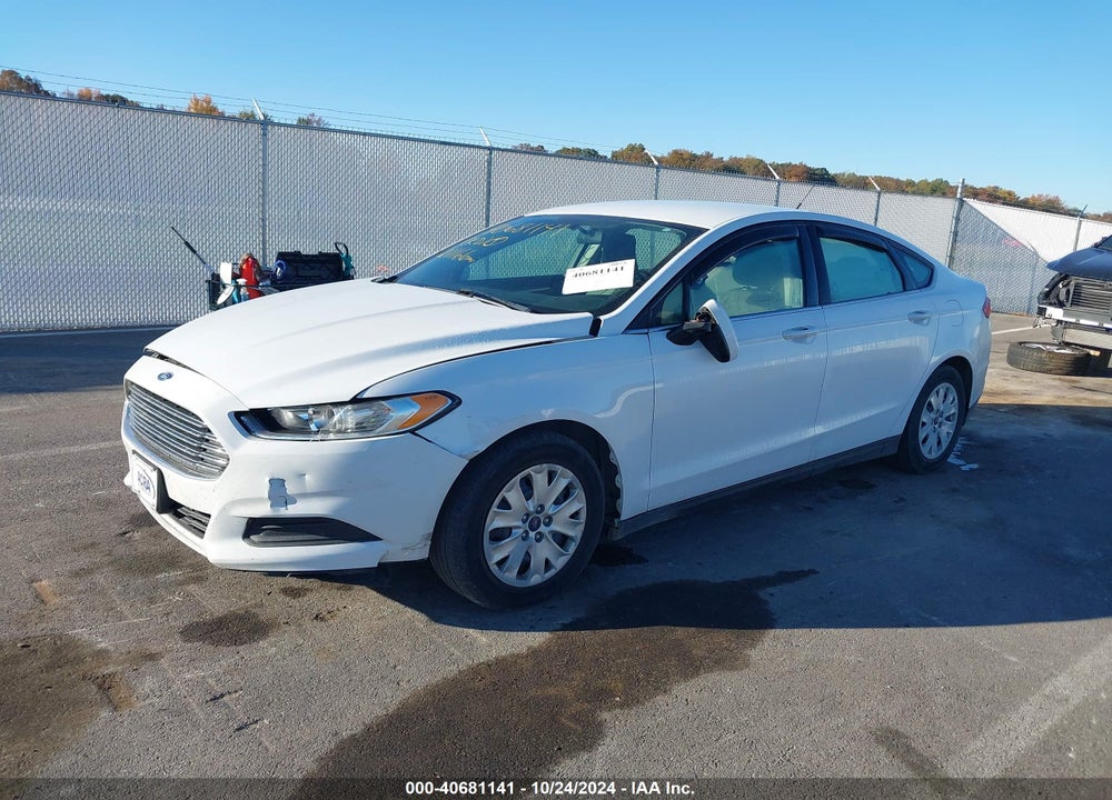 2014 FORD FUSION S VIN: 3FA6P0G70ER350413