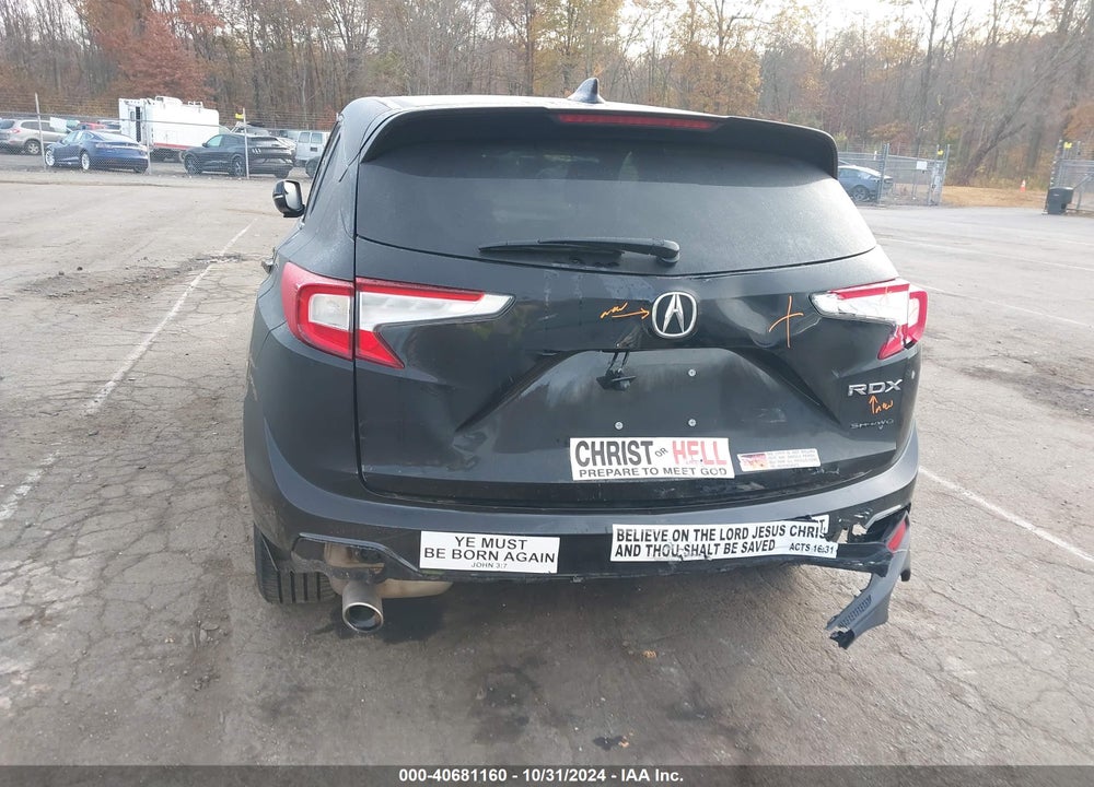 2021 ACURA RDX STANDARD VIN: 5J8TC2H31ML032573