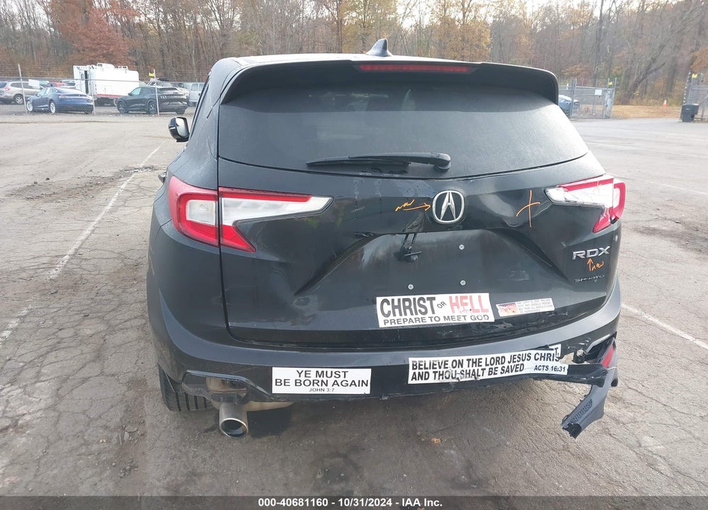 2021 ACURA RDX STANDARD VIN: 5J8TC2H31ML032573