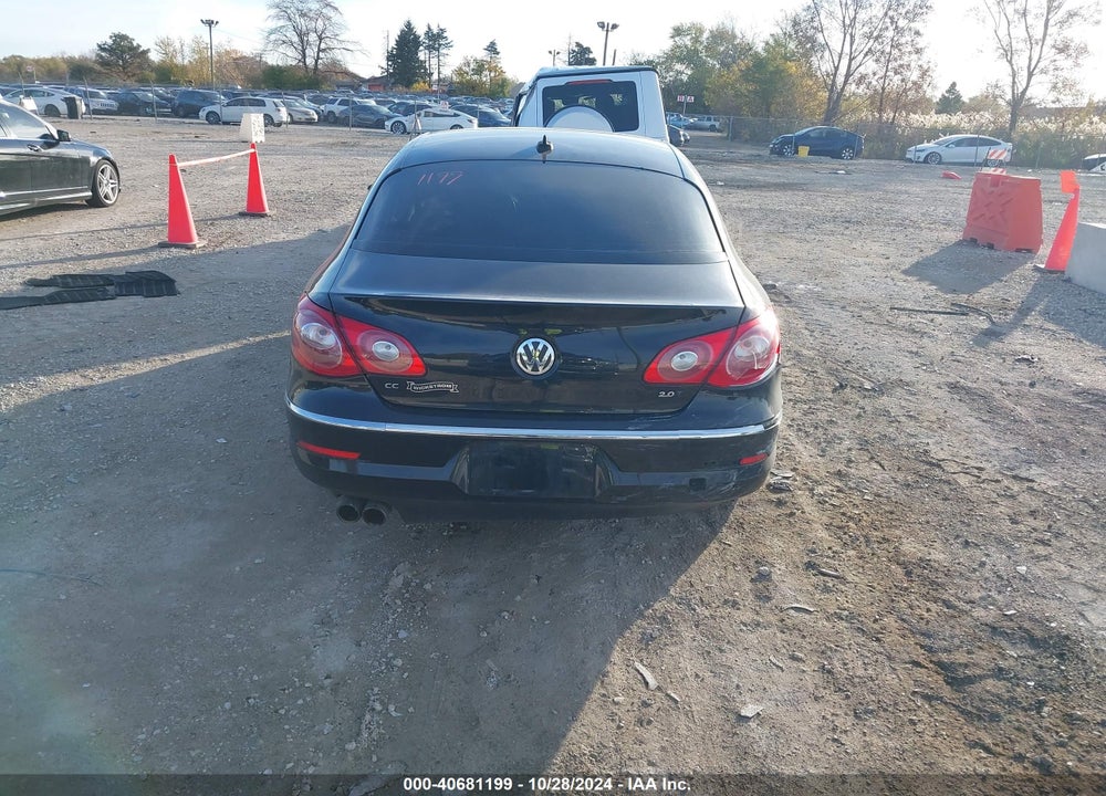 2012 VOLKSWAGEN CC LUX PLUS VIN: WVWHN7AN5CE502033