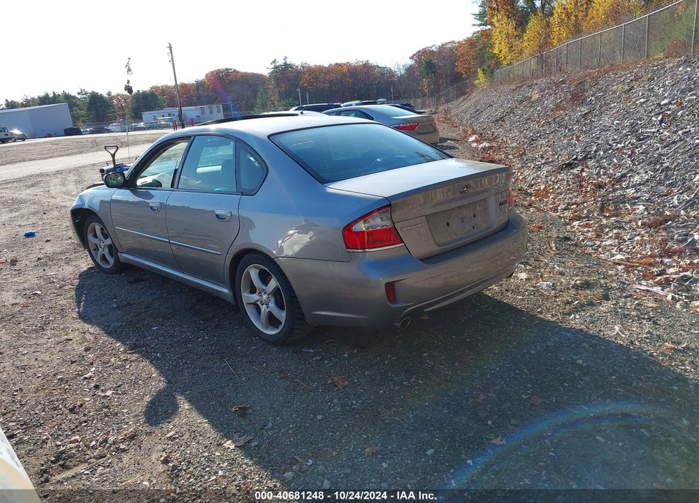 2008 SUBARU LEGACY 2.5I LIMITED VIN: 4S3BL626687217348