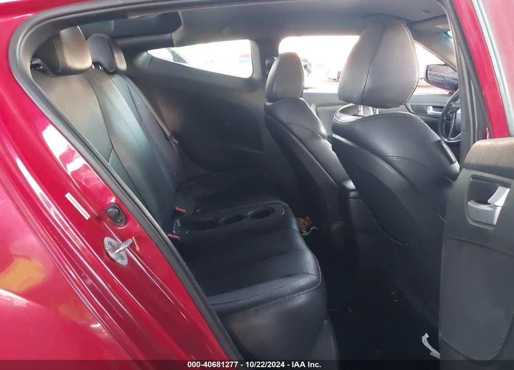 2013 HYUNDAI VELOSTER TURBO W/BLACK VIN: KMHTC6AE6DU151470