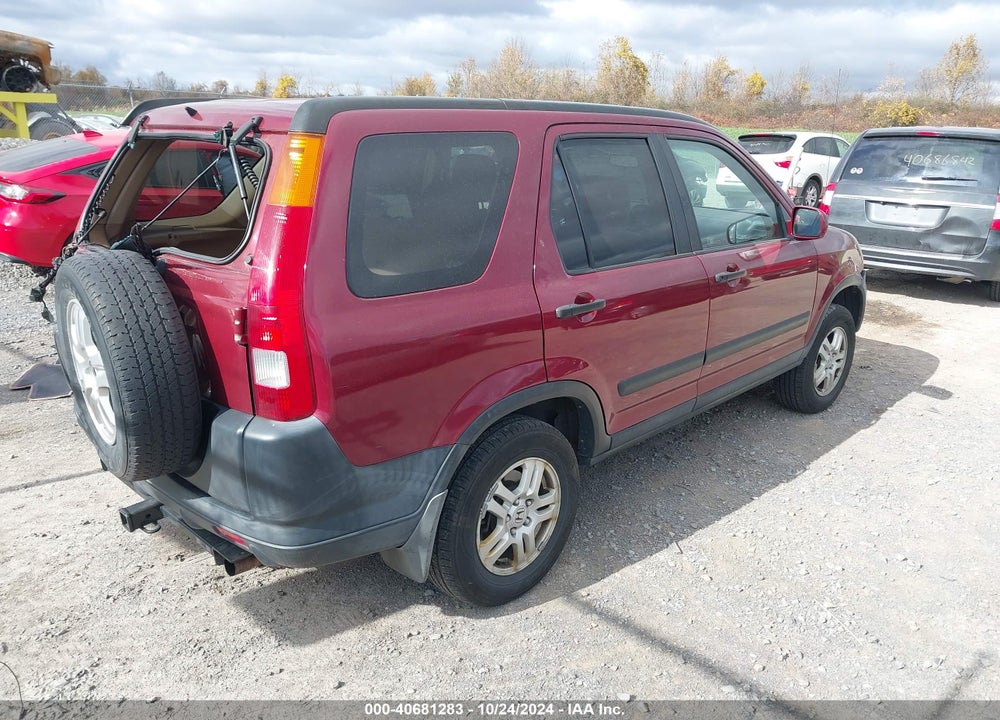 2004 HONDA CR-V EX VIN: SHSRD78824U201879