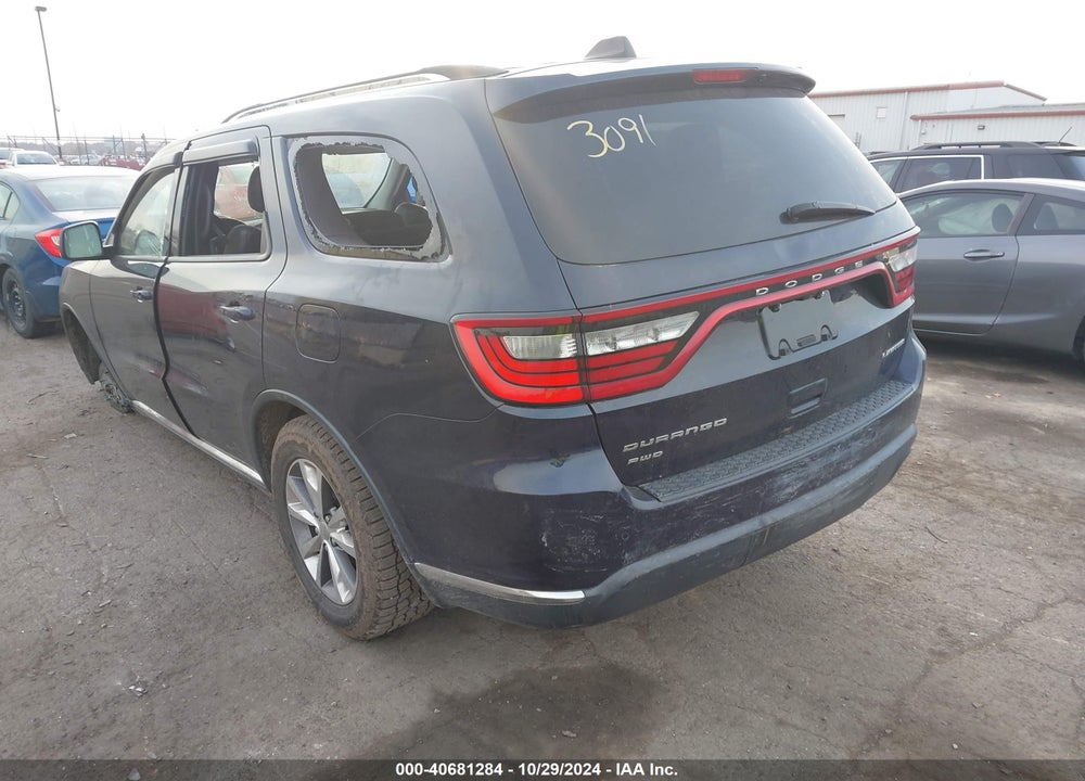 2014 DODGE DURANGO LIMITED VIN: 1C4RDJDG1EC593091