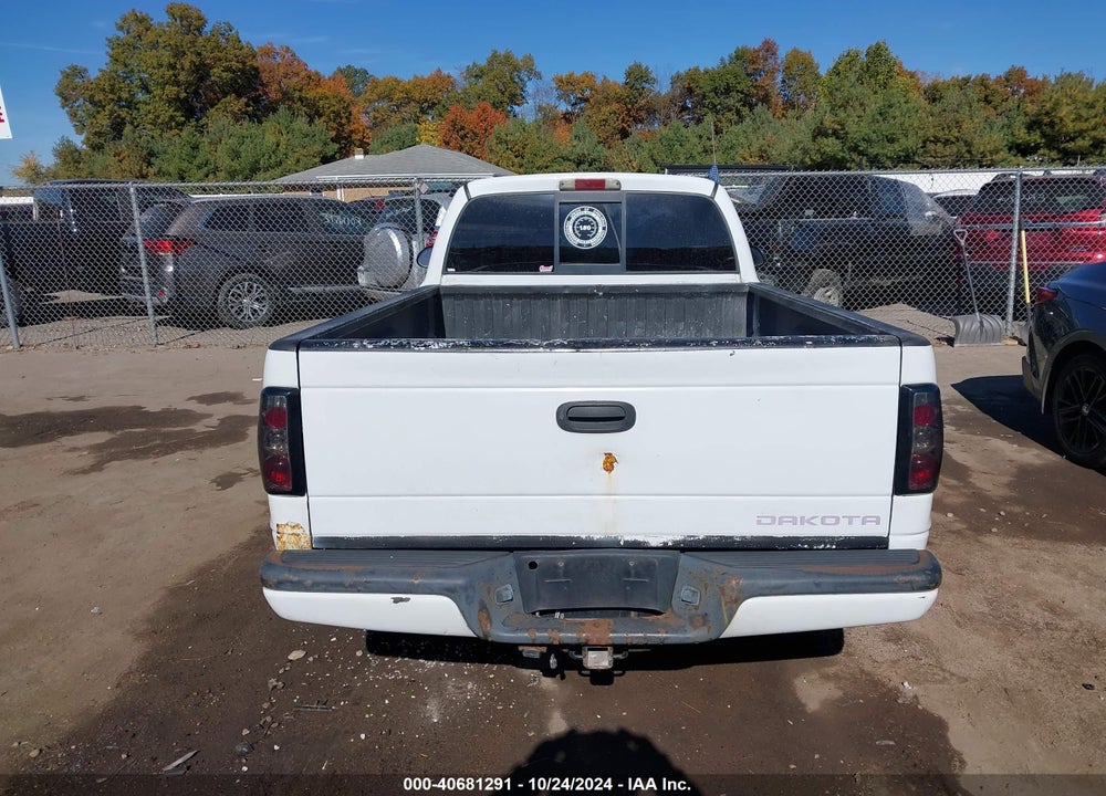 2000 DODGE DAKOTA SLT/SPORT VIN: 1B7FL26N4YS772159