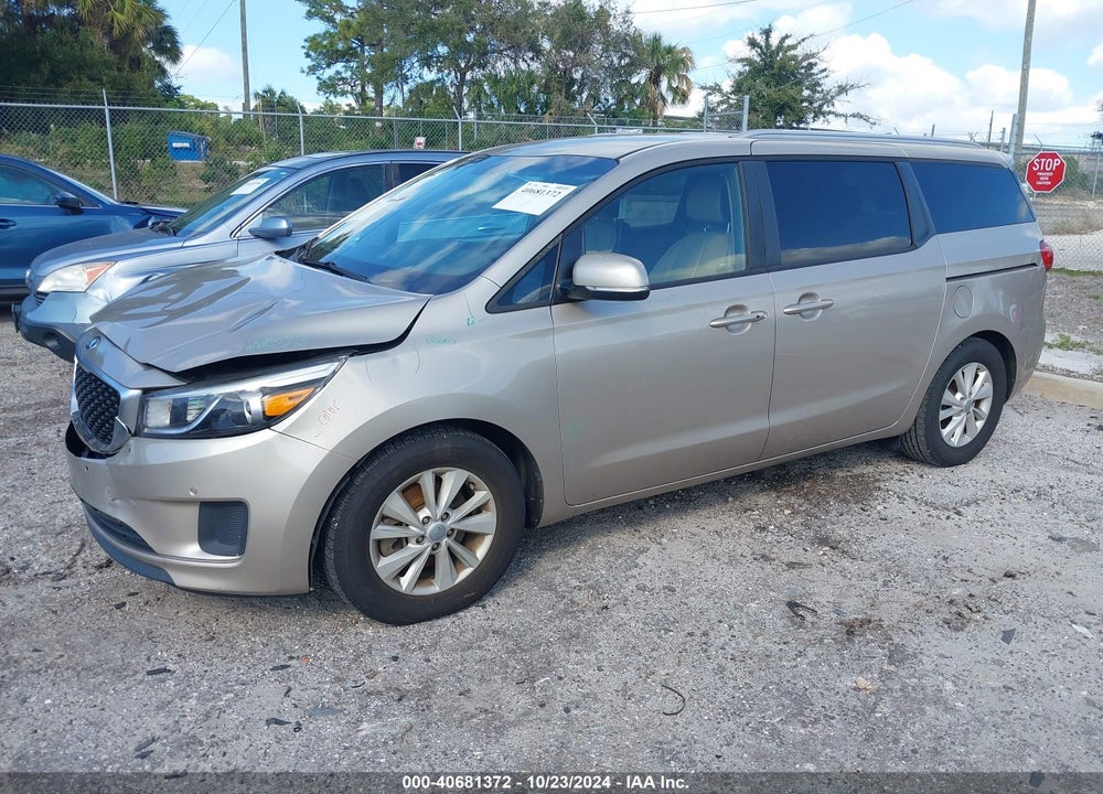 2017 KIA SEDONA LX VIN: KNDMB5C16H6284725