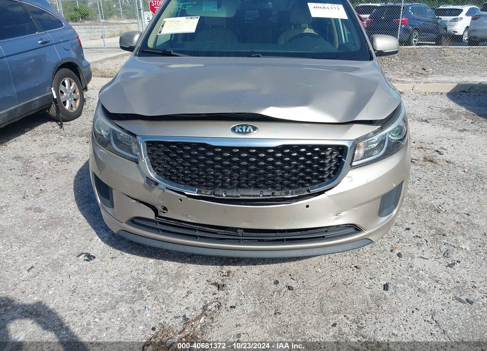 2017 KIA SEDONA LX VIN: KNDMB5C16H6284725